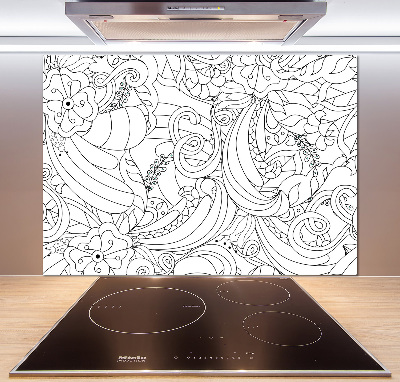 Panel między meble w kuchni Ornamenty
