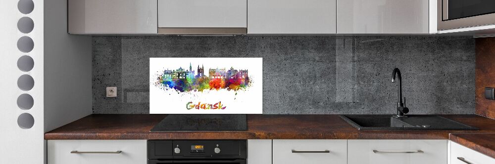 Panel do kuchni Kolorowy Gdańsk