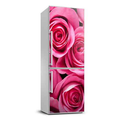Foto okleina na lodówkę Różowe róże