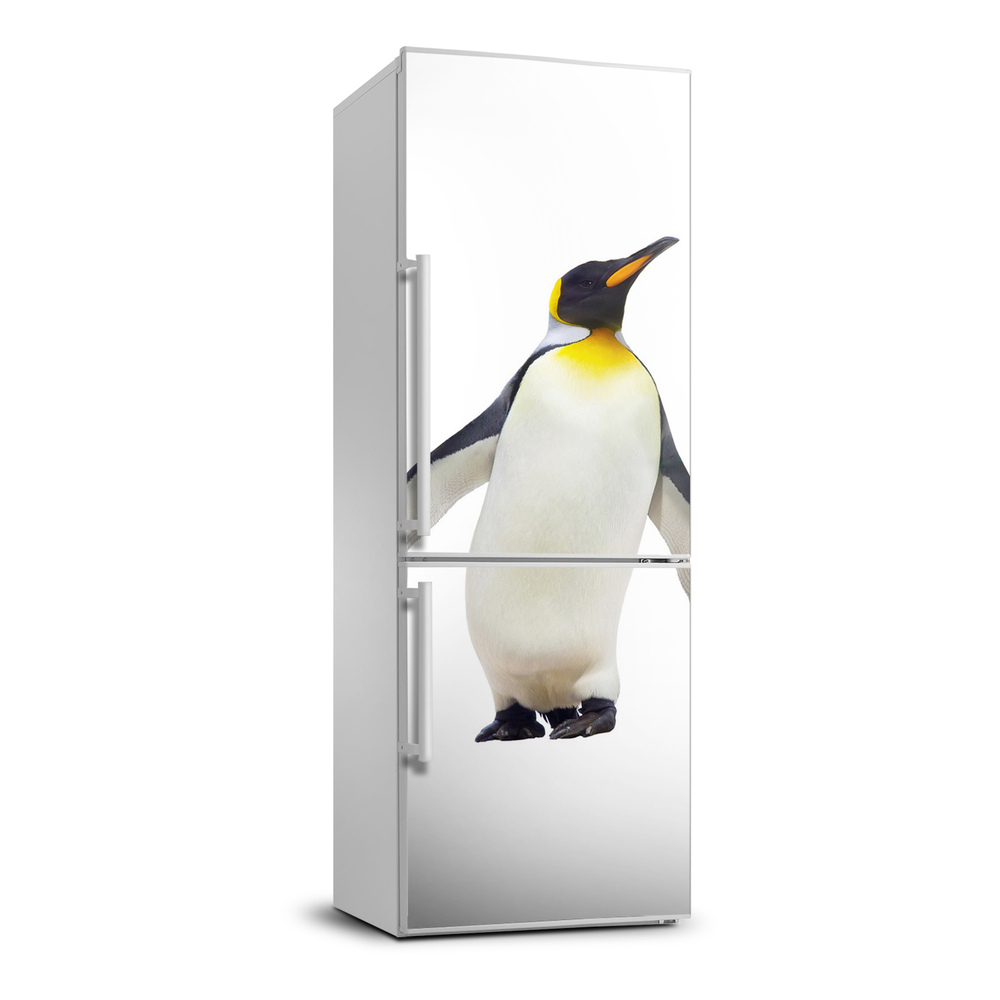 Naklejka okleina lodówkę Pingwin