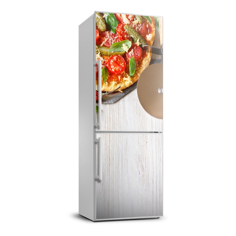 Naklejka na lodówkę do domu okleina Pizza