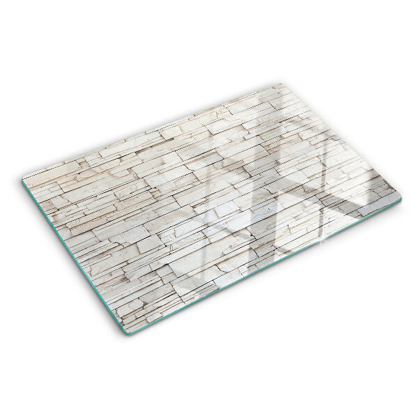 Deska kuchenna szklana z motywem kamienia łupkowego