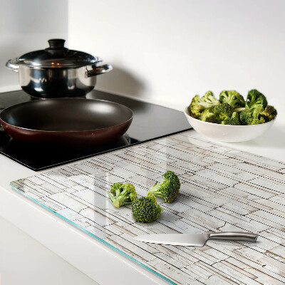 Deska kuchenna szklana z motywem kamienia łupkowego