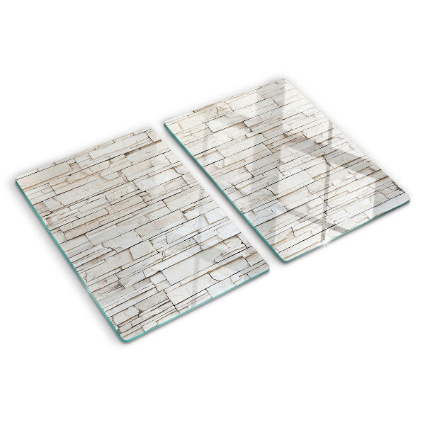 Deska kuchenna szklana z motywem kamienia łupkowego