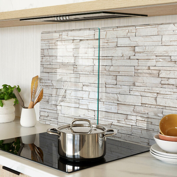 Deska kuchenna szklana z motywem kamienia łupkowego