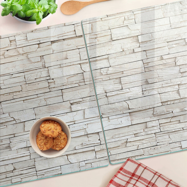 Deska kuchenna szklana z motywem kamienia łupkowego