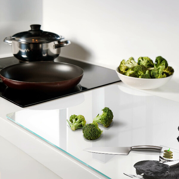 Szklana deska kuchenna z nadrukiem przedstawiającym psa w okularach przeciwsłonecznych