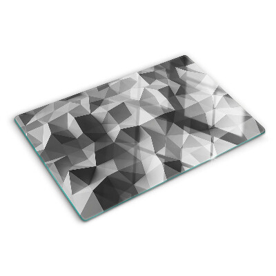 Szklana deska do krojenia Abstrakcyjny wzór geometryczny