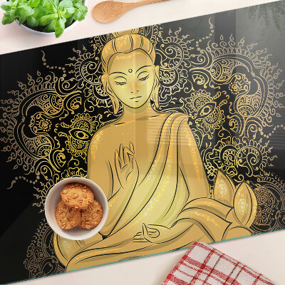 Szklana deska kuchenna Buddha w medytacji