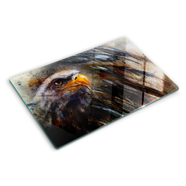 Szklana deska do krojenia z motywem „Orzeł w ruchu”