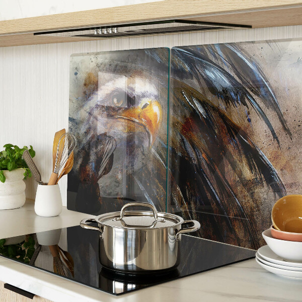 Szklana deska do krojenia z motywem „Orzeł w ruchu”