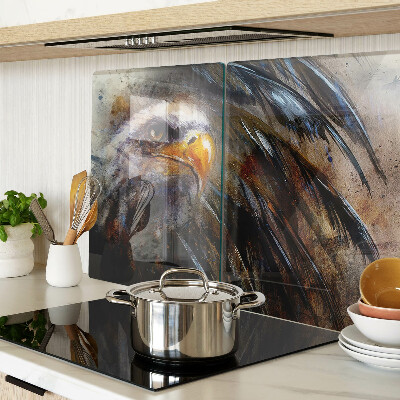 Szklana deska do krojenia z motywem „Orzeł w ruchu”