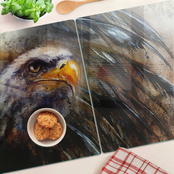 Szklana deska do krojenia z motywem „Orzeł w ruchu”