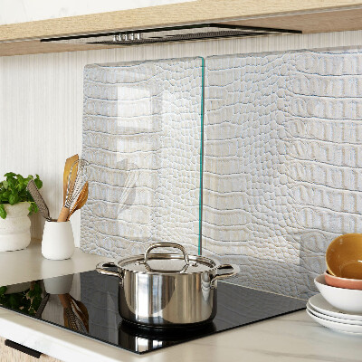 Deska kuchenna szklana z nadrukiem w motyw skóry krokodyla