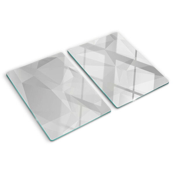 Szklana deska do krojenia Geometria w odcieniach szarości