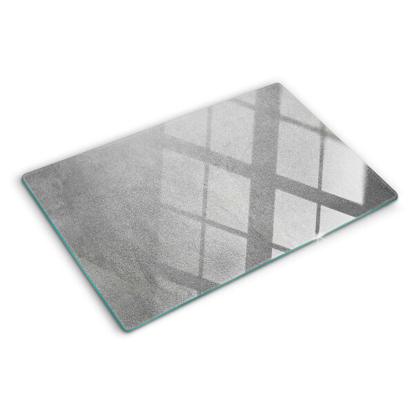 Szklana deska kuchenna z motywem odbicia okna