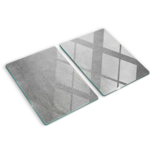 Szklana deska kuchenna z motywem odbicia okna