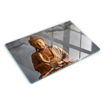 Szklana deska do krojenia Buddha w medytacji