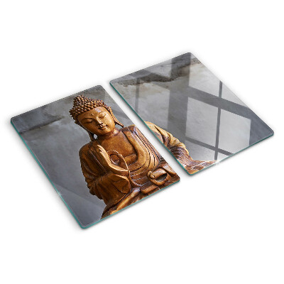 Szklana deska do krojenia Buddha w medytacji