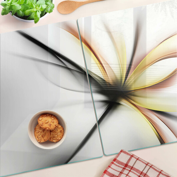 Szklana deska do krojenia z motywem zielonej trawy