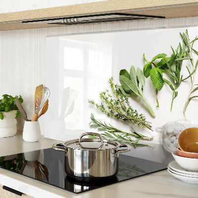 Deska kuchenna szklana z motywem ziół kuchennych