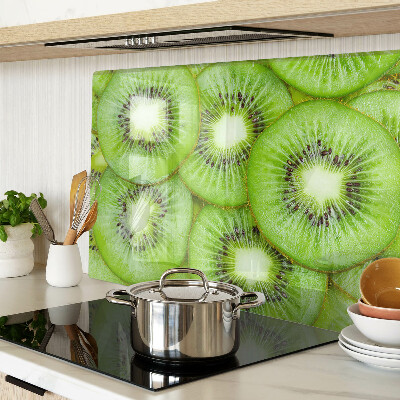 Deska kuchenna szklana z nadrukiem plasterków kiwi
