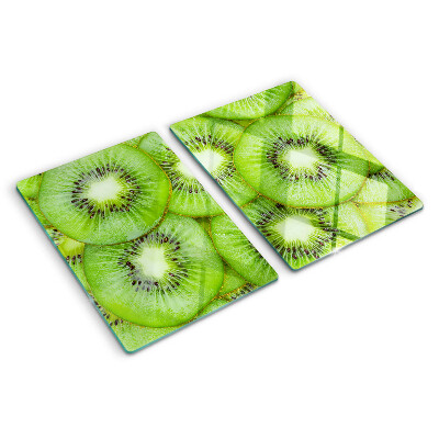 Deska kuchenna szklana z nadrukiem plasterków kiwi