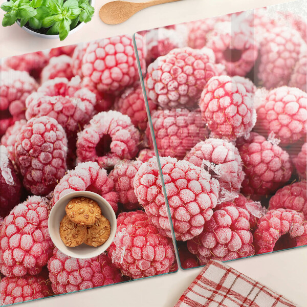 Deska kuchenna szklana Maliny w świeżym wydaniu