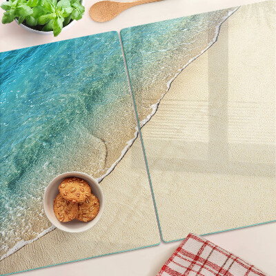 Deska kuchenna szklana Plaża i fale morskie