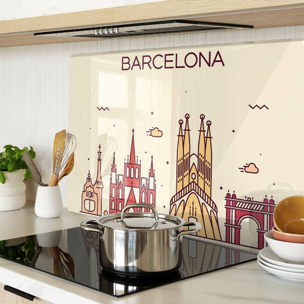 Deska kuchenna szklana Barcelona i jej architektura