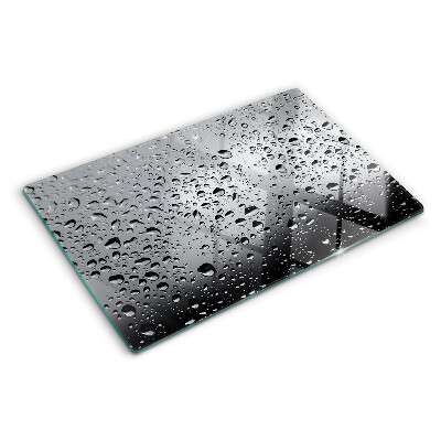 Szklana deska do krojenia z nadrukiem kropli wody