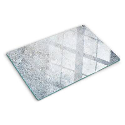 Szklana deska kuchenna z efektem betonu z delikatnym odbiciem