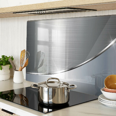 Szklana deska do krojenia w metalicznym połysku z subtelnymi refleksami