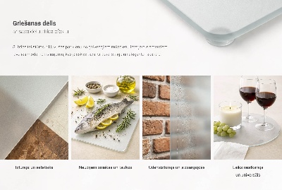 Szklana deska do krojenia Szklana deska do krojenia w wersji heksagonalnej o półtransparentnym wykończeniu