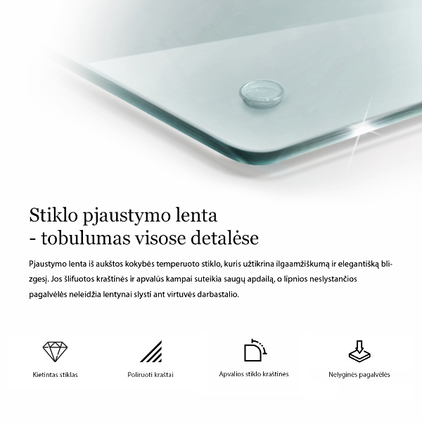 Deska do krojenia transparentna