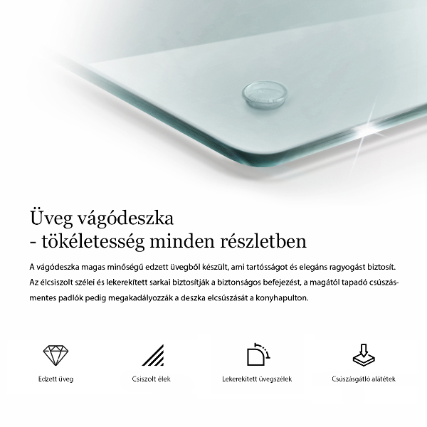 Deska do krojenia transparentna