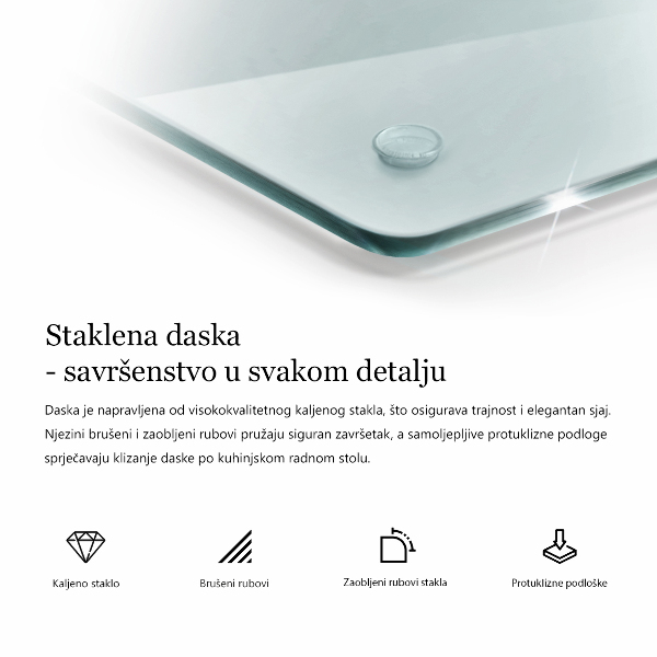 Deska do krojenia transparentna