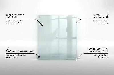 Deska do krojenia transparentna prostokątna