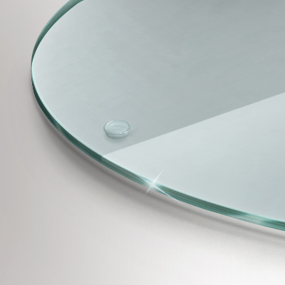 Deska do krojenia Deska do krojenia transparentna o okrągłym kształcie