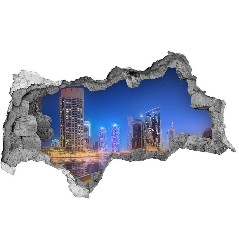 Fototapeta dziura na ścianę Dubaj
