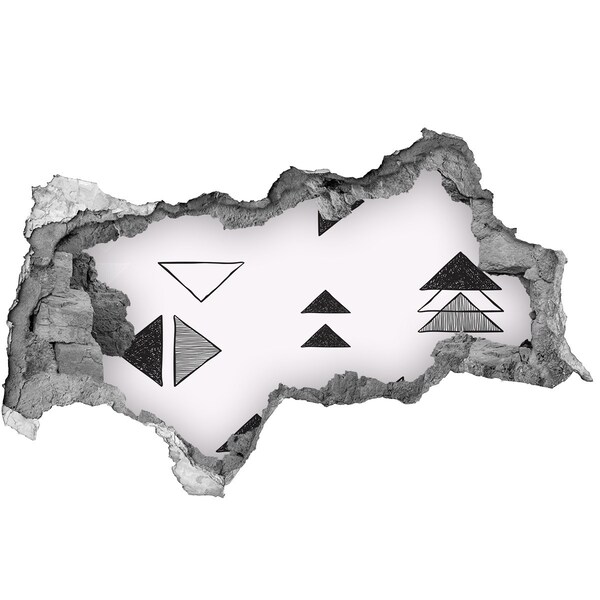 Fototapeta dziura na ścianę Geometryczne Wzory na Ścianie