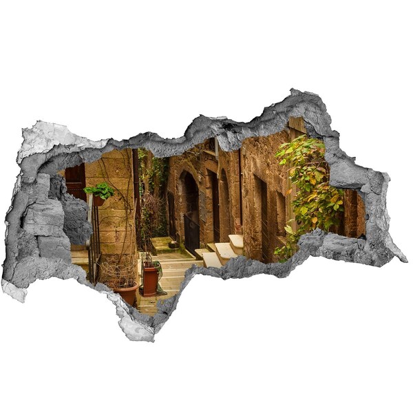 Fototapeta dziura na ścianę Urokliwa uliczka w miasteczku