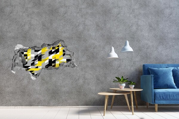 Dziura 3d foto tapeta naklejka Geometryczne tło