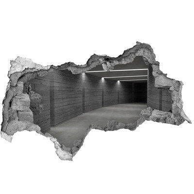 Fototapeta dziura na ścianę Betonowy tunel