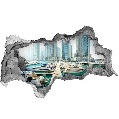 Fototapeta dziura na ścianę Marina w Dubaju