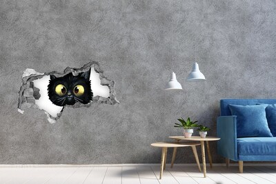 Fototapeta dziura na ścianę Ilustracja kota