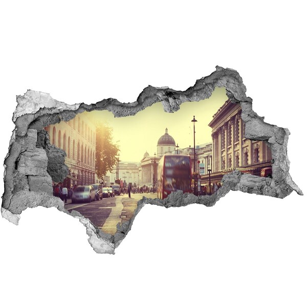 Fototapeta dziura na ścianę Ulica Londynu o poranku