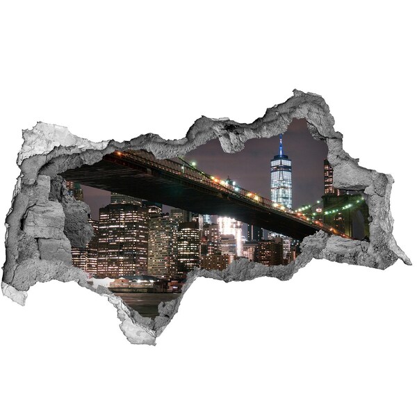 Fototapeta dziura na ścianę Manhattan Nowy Jork