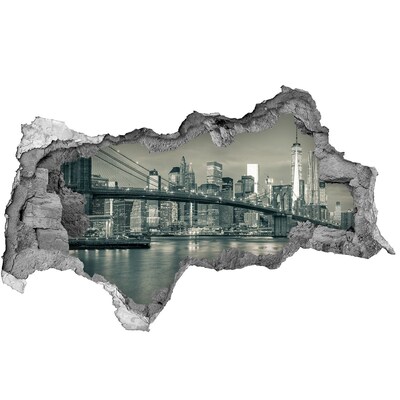 Fototapeta dziura na ścianę Widok na Nowy Jork