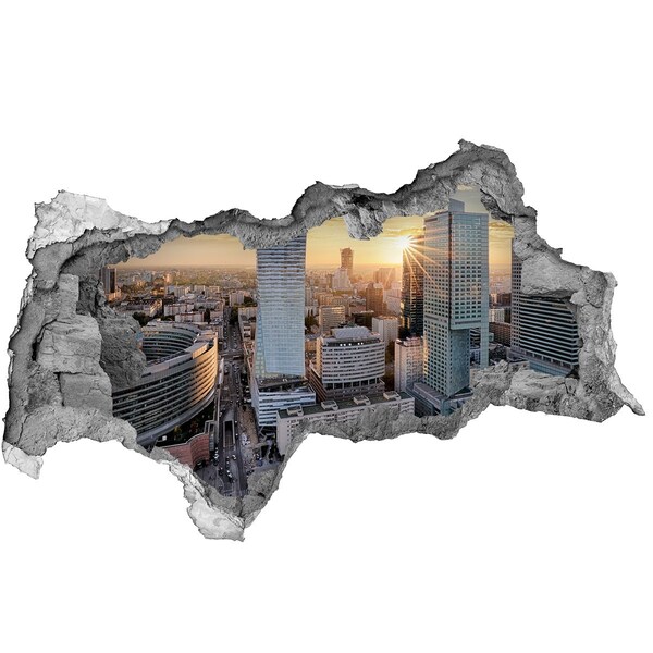 Fototapeta dziura na ścianę Warszawa Polska